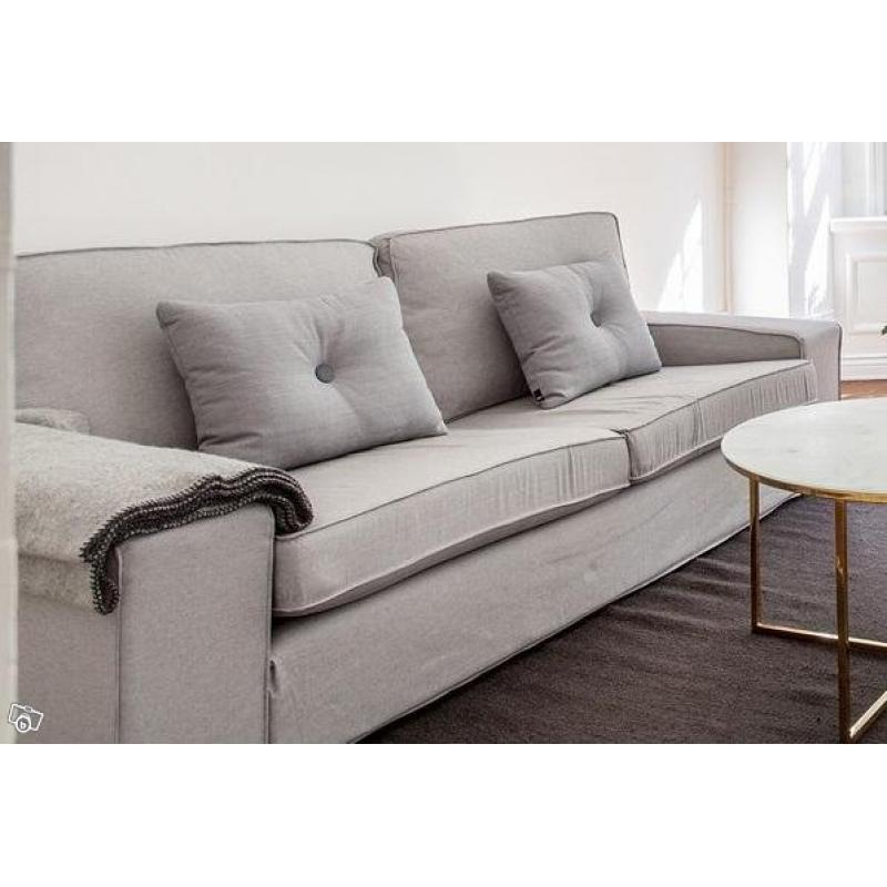 KIVIK grå 3-sits soffa från IKEA